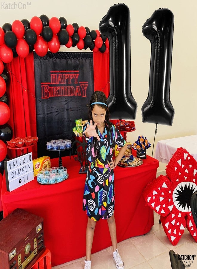 KatchOn, Black Number 11 balloon - Giant, 40 Inch | 11 Black Balloons for 11th Birthday Decorations for Boys | Black 11 Balloons Number Birthday Decorations | Black Number 11 Balloons for Birthdays - Image 5